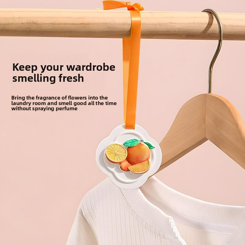 Fruit Gypsum Aromatherapy Car Decoration Diffuser Stone Fragrance Tablets Household Solid Fragrance Water Wardrobe Fragrance Pendants