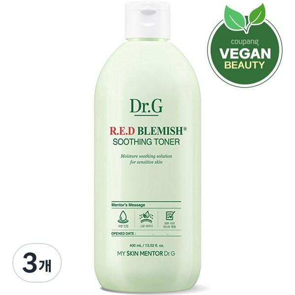 

Dr.G Red Blemish успокаивающий тоник, 400 мл, 3 упаковки