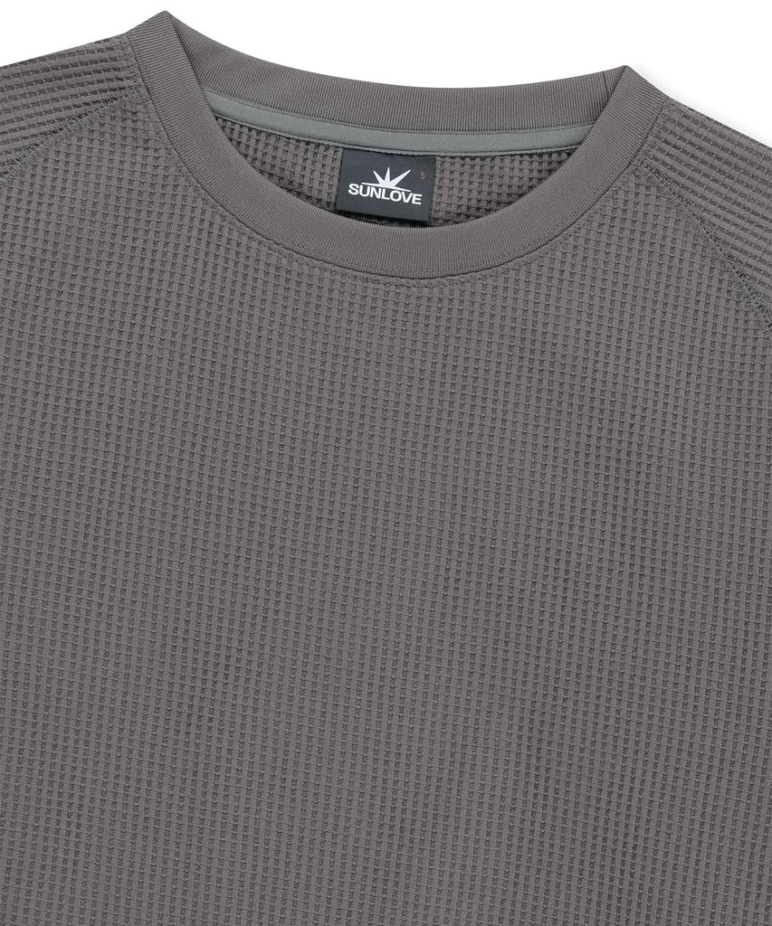 Sseonleobeutueo Aero Waffle Ls Tee Charcoal