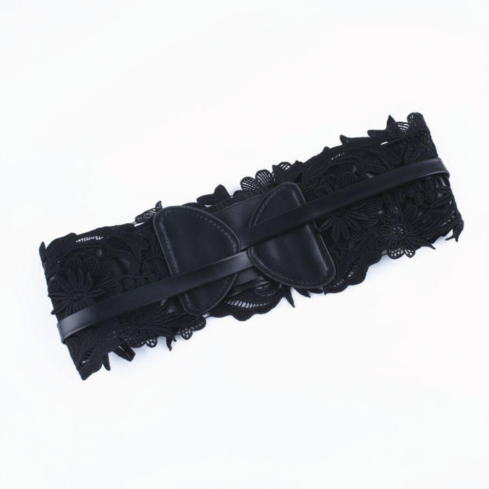 Soft Lace Girdle Vintage Waist Band Boho Style Lace Belt for Dresses