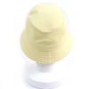 Excellent HERMES hat Calvi Serie Metal Bucket Hat yellow cotton Women 57 Used
