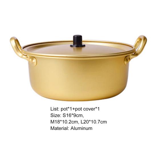 Oală cu tăiței, de calitate alimentară, din aluminiu, rezistent la căldură, simplitate