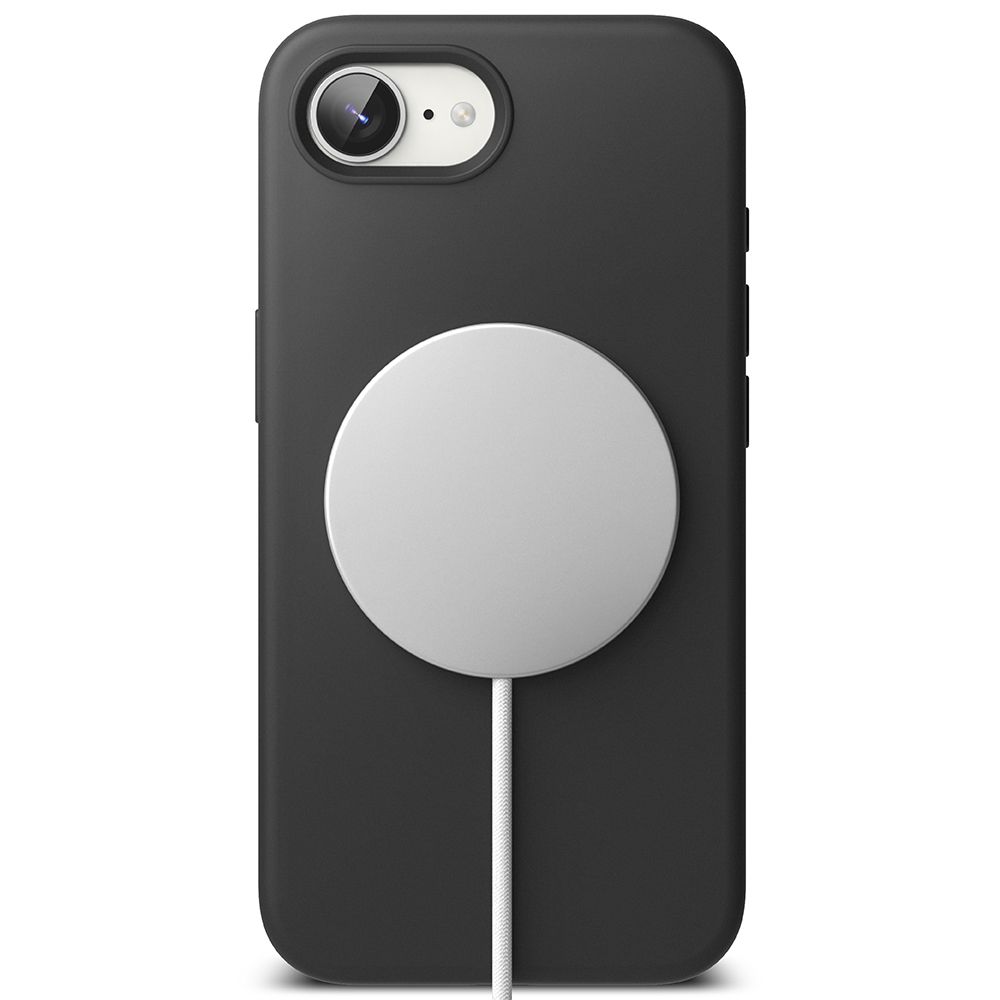 Ringke Silicone Magnetic Magsafe Iphone 16E Black
