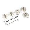 5Pcs 6mm Flange Shaft Coupling Flange Coupling Connector Rigid Guide Model Coupler Accessory Shaft Axis Fittings for RC Model Motors