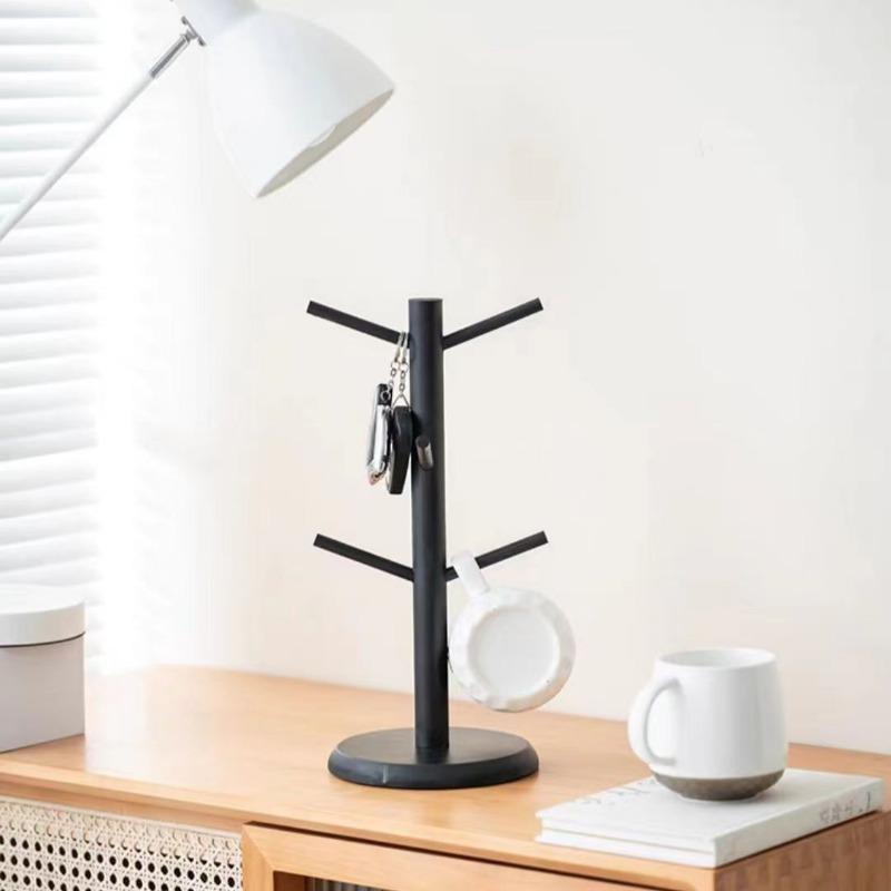 Hexagonal Branch Cup Holder Tea Cup Glass Cup Holder Drainage Rack  Living Room Water Cups Mug Storage Rack Organizer Kitchen