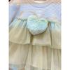 Girls Fashion Two-Piece Set - Spring-Autumn New Style | Tulle Top with Trendy Heart Decorations & Solid Color Sweet Pants for Girls