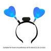 Eye Catching Heart Headbands Elegant Women Headwear Daily Dating Hair Band for Parties and Celebrations