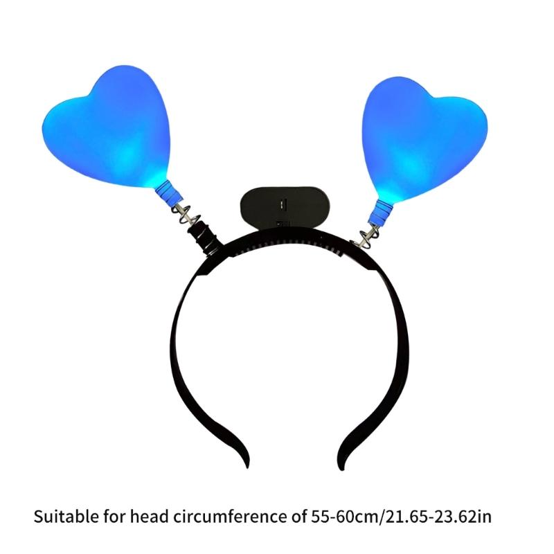 Eye Catching Heart Headbands Elegant Women Headwear Daily Dating Hair Band for Parties and Celebrations