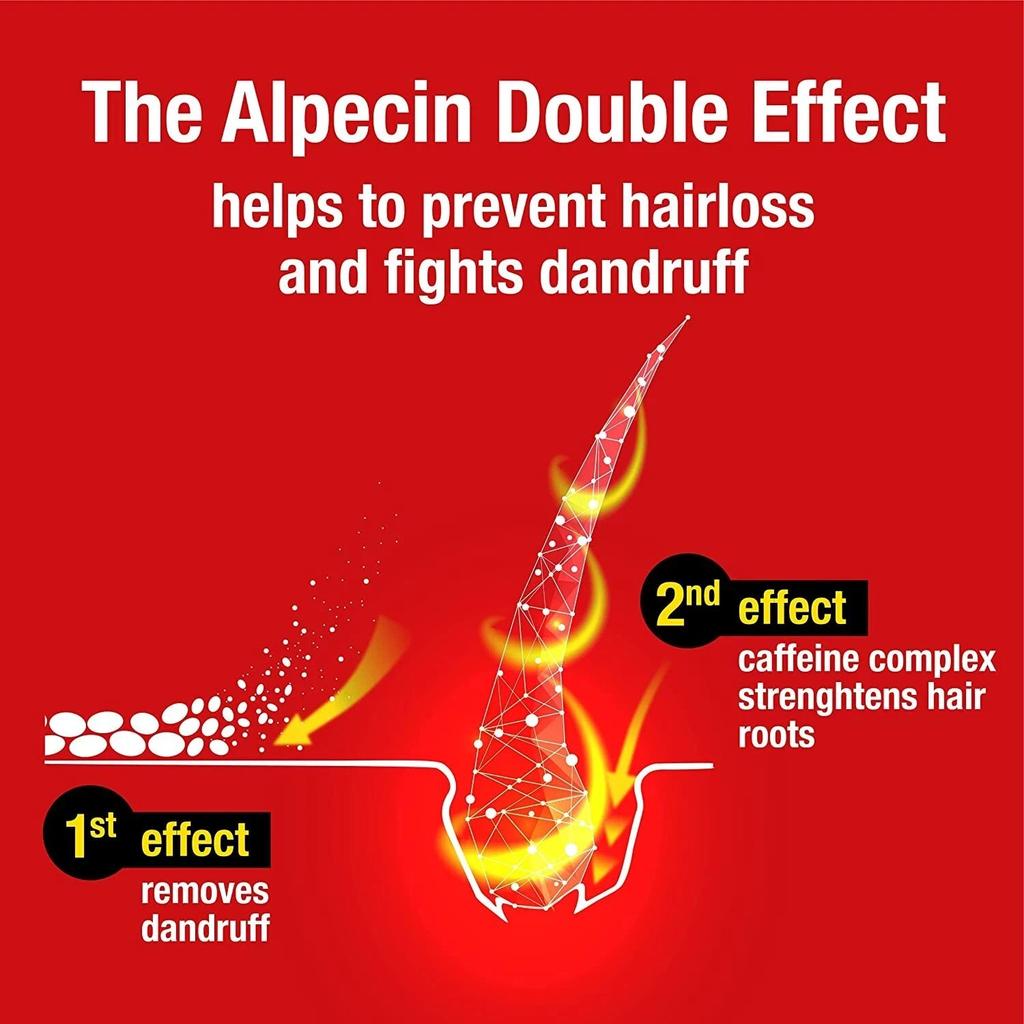 Alpecin Doppel Effekt Anti-Schuppen und Natürliches Haarwachstum Shampoo 200 ml