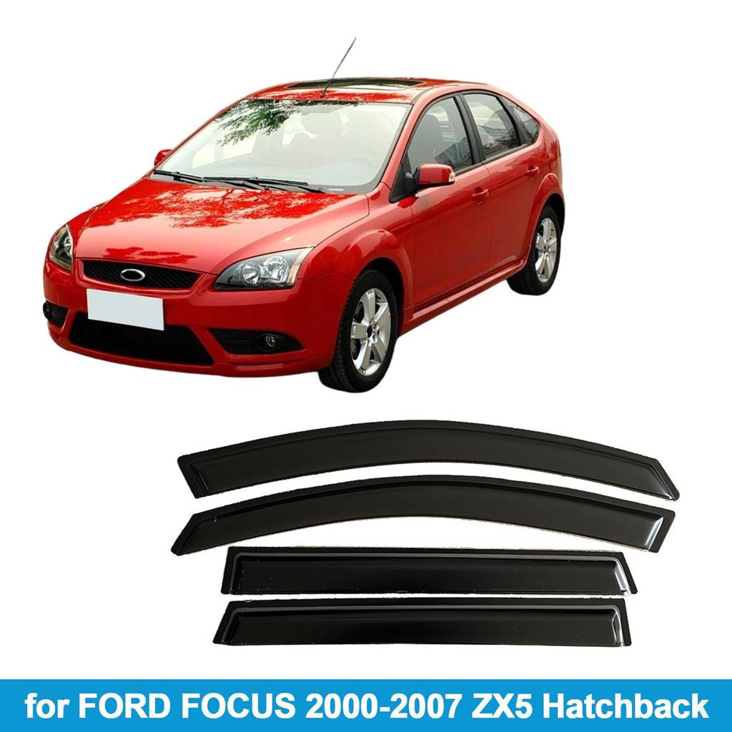 Ford Focus 2000-2007 ZX5 Hatchback Window Visors Rain Shields