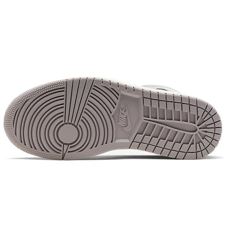 Womens Air Jordan 1 Mid 'Grey Light Bone' (women's sizes) Grey / Light Bone Vintage Basketball Shoes CD7240 002