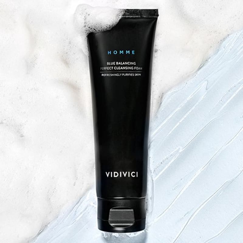 [Vidi Beach] Homme Blue Balancing Perfect Cleansing Foam 120ml