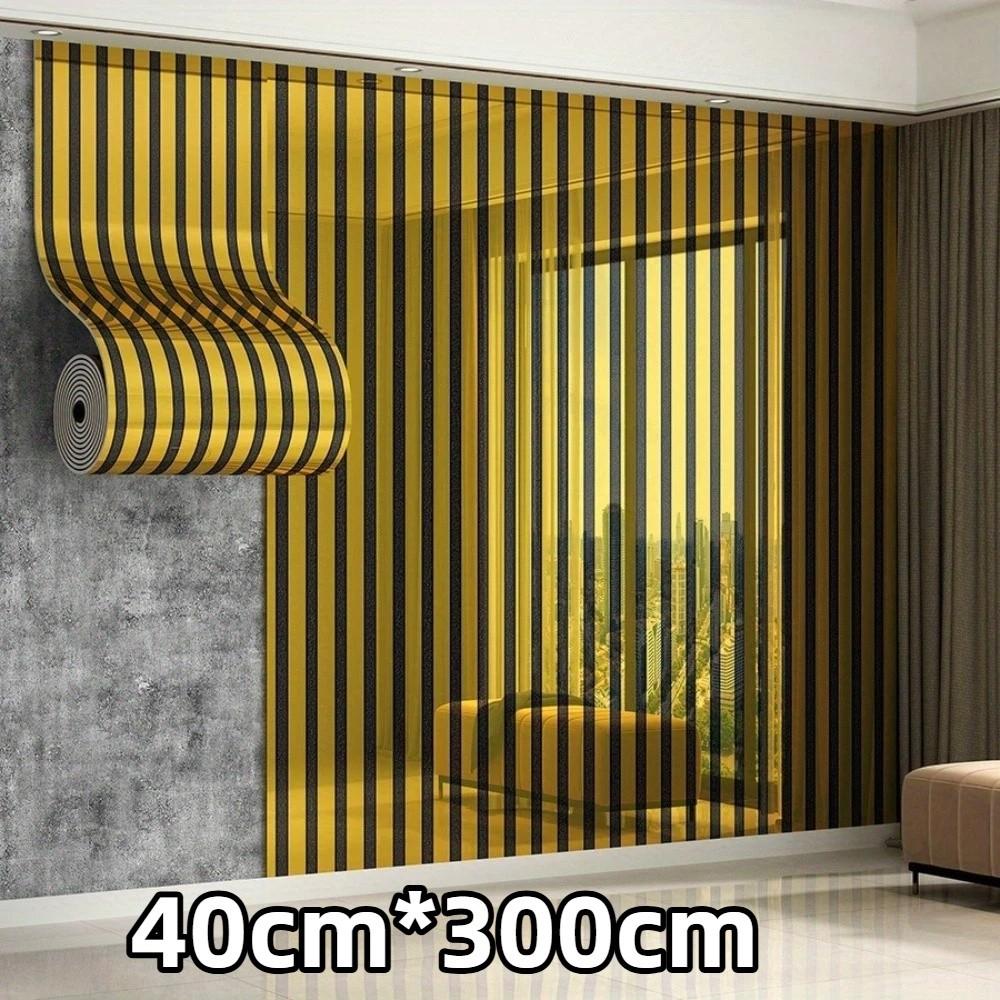 PVC Artificial Grille Wall Sticker Self-Adhesive Grid Panel Wall Sticker  Living Room