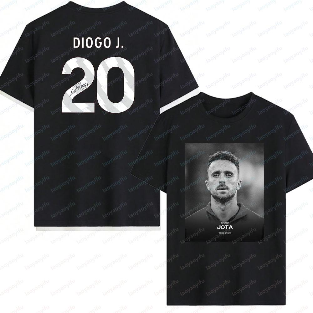 RIP Diogo Jota Tričko Odpočívej v pokoji Diogo Jota Trička Pocta fotbalové legendě Tričko 1996-2025 Pamětní tričko Dárek pro fanouška Bavlněná trička