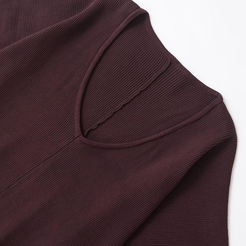 Kaslead New Arrival Women's Clothing Fashion Style Sunken Stripe Large V-neck Knitting Tops Casual Straight Trousers Suit