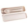 Reusable Travel Utensils Set with Case Portable Chopstick Fork Spoon Tableware Eco Friendly Cutlery Picnic Camping Utensils