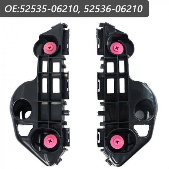 

For 2018 - Toyota Camry Front Bumper Retainer Mounting Brackets Set Pair