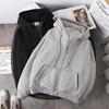 Men's 2026 Autumn/Winter Zipper Cardigan Hooded Sweatshirt Jacket, Plus Size Available