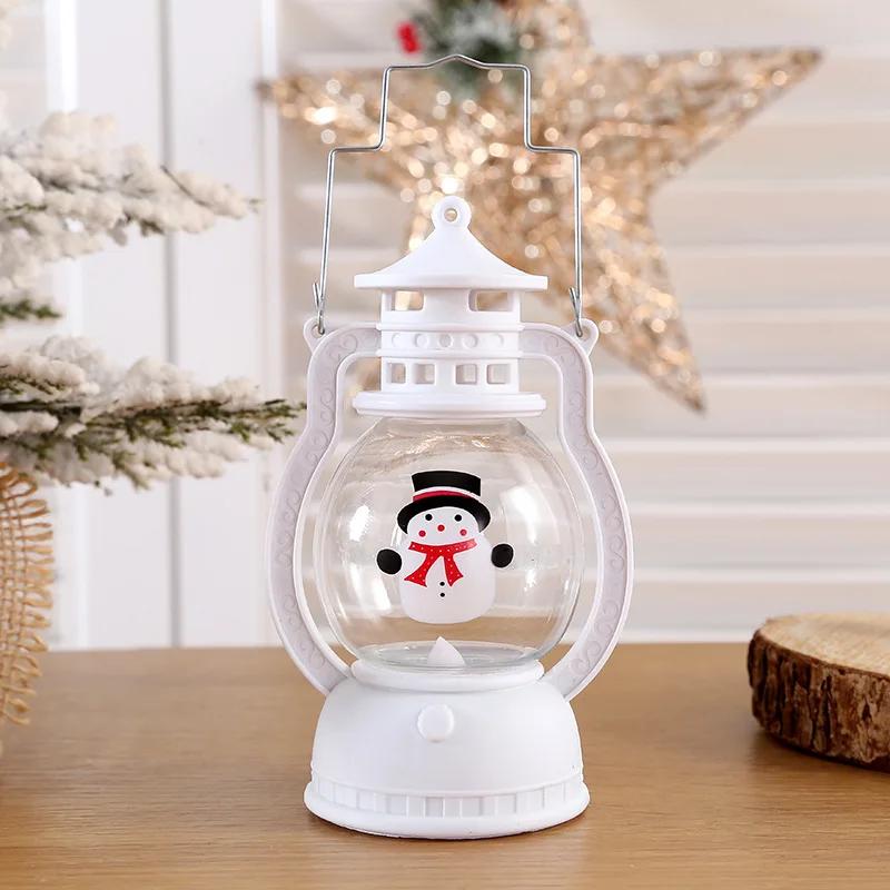 Christmas Decorations LED Lantern Lights Santa Claus Merry Christmas Home Decorations Santa Claus New Year Gifts Night Light