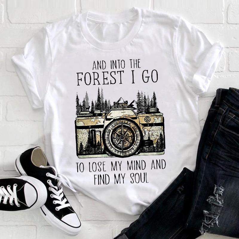 Watercolor Flower Cute Ladies T-shirt Women 90s Trend Fashion Short Sleeve Clothes Print Tshirt Graphic Female Tee Top