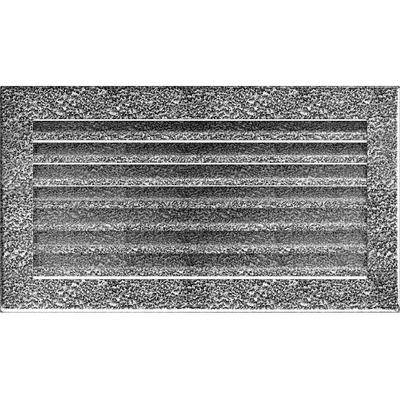 Ventilkåpa FRESH 17x30 svart och silver