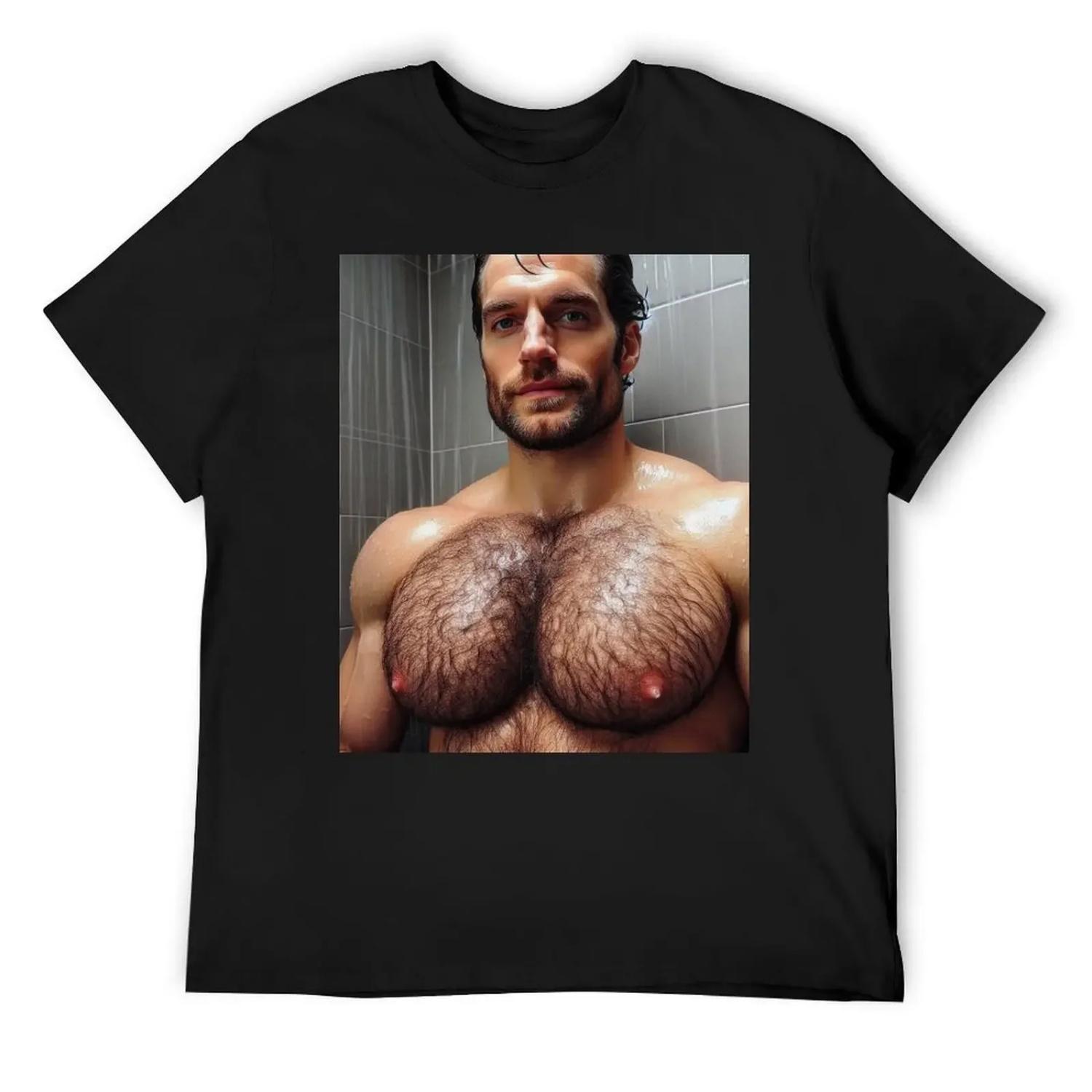 

Henry cavill shower T-Shirt Personalized t-shirt cheap stuff vintage graphic tee summer 2025 mens graphic t-shirts pack XXXXXL чорний