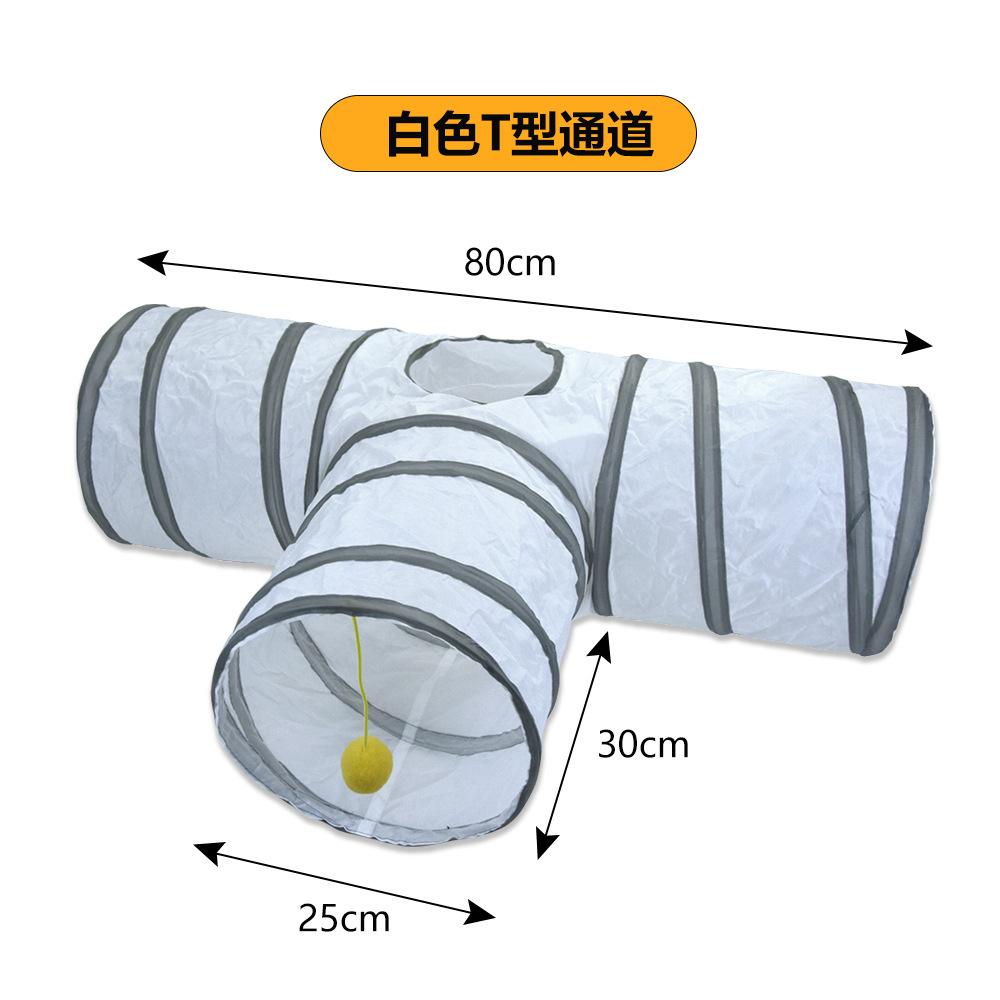 Cats Tunnel Foldable Pet Cat Toys Kitten Pet Training Interactive Fun Toy Tunnel Bored For Puppy Kitten Rabbit Play Tunnel Tube