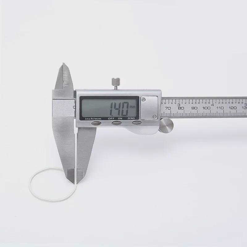 Durable High Elastic White Cowhide Rubber Bands for Office and Industrial Use