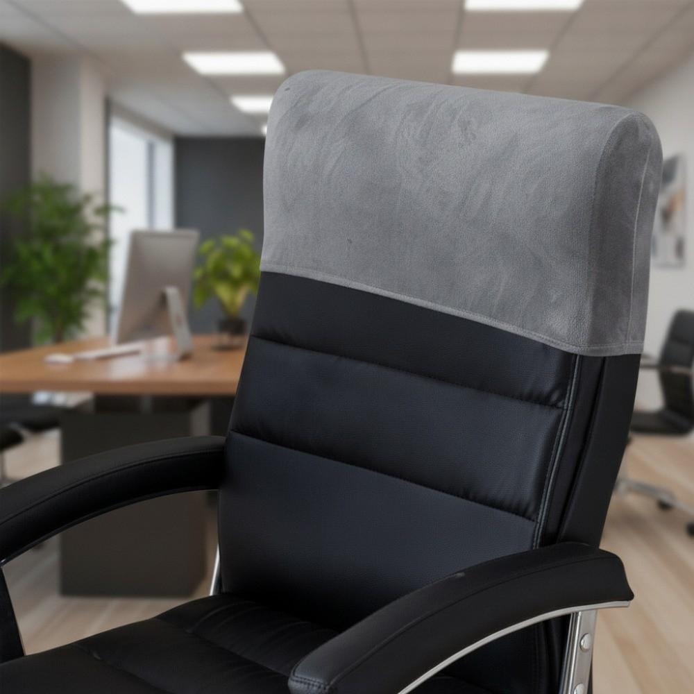 Dust-proof Chair Backrest Protector Velvet Elastic Chair Back Cover Office Chair