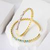 European and American Oil Dripping Devil's Eye Bracelet Colorful Heart-shaped Bracelet Women's Trendy Jewelry
