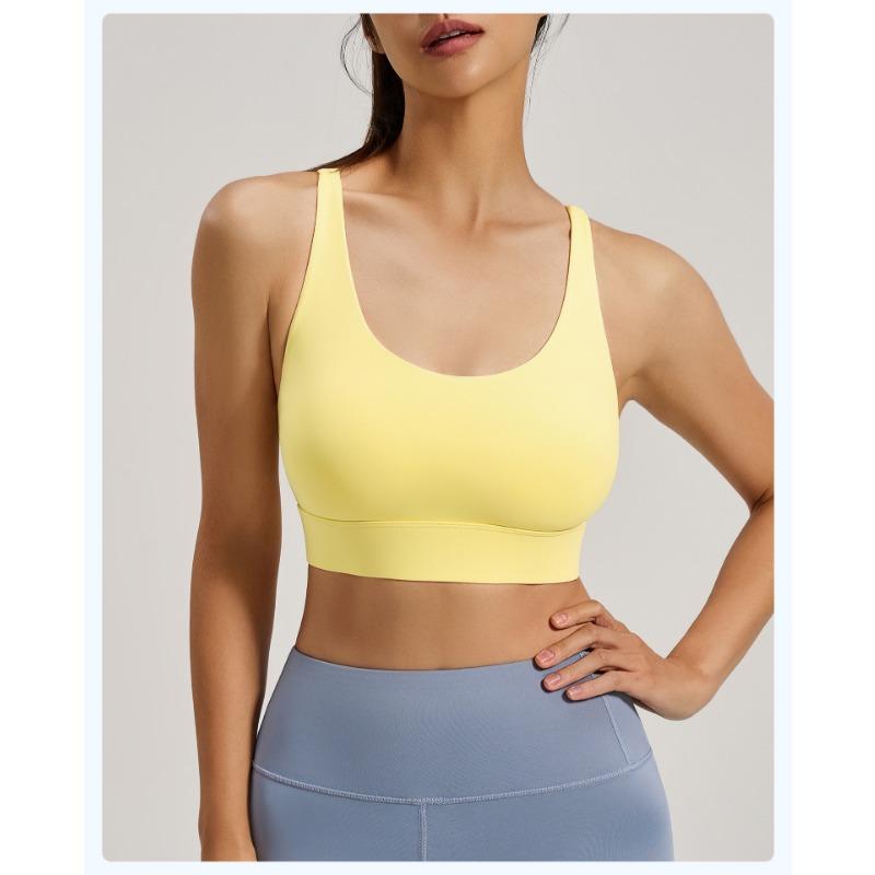 Back Cross Design Sports Bra Yoga Tank For Women