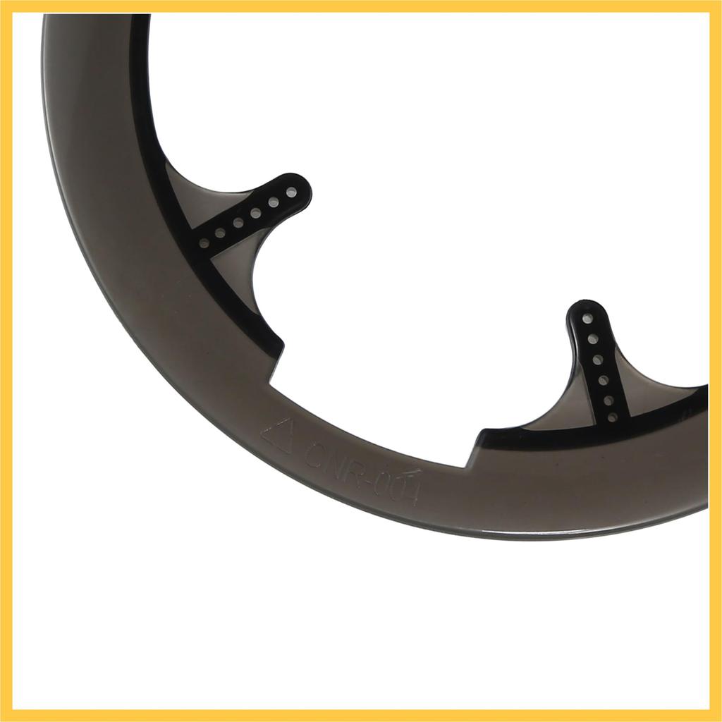 BULLSPANN Motorcycle Crankset Chainwheel Protector Chainwheel Protection 56 Replacement Cover, Cover, 52, 53, Teeth, Black/Clear, Part/Accessory.