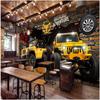 Tapete, Auto bricht aus der Wand, Bar, KTV, Restaurant, Jungenzimmer, Schlafzimmer, Hintergrund, Dekor, Tapete