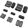 3.5/5/7/9/13mm Ring Core Ferrite Bead Clamp Choke Coil EMI RFI Noise Filter Clip Snap Cable Connector Cable Connector Filters