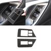 Real Carbon Fiber Window Lift Switch Decoration For Nissan GTR R35 2008-2016