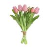 Artificial Tulip Flower 12" Real Touch Long Stem Fake Tulip Flower for Spring Easter