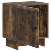 Nightstand Smoked Oak 43 x 34.5 x 50 cm Engineered Wood
