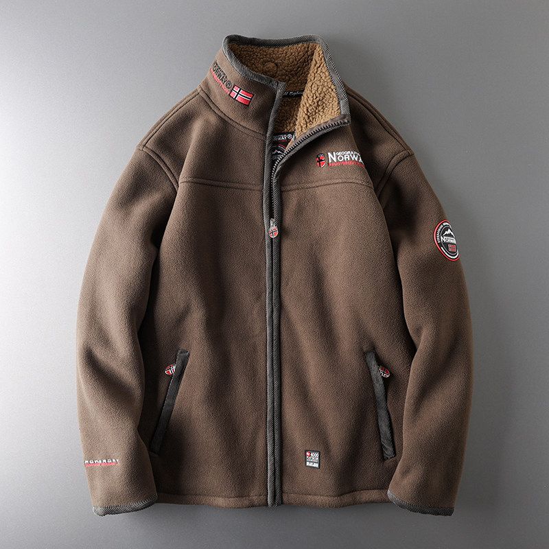 Winter Export Tail Order Men's Cotton Clothes Fleece Sweater Outwear