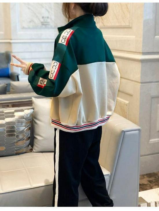 2025 Women's Apricot Baseball Jacket: Spring/Autumn Sportswear, European Style, Couple's Edition