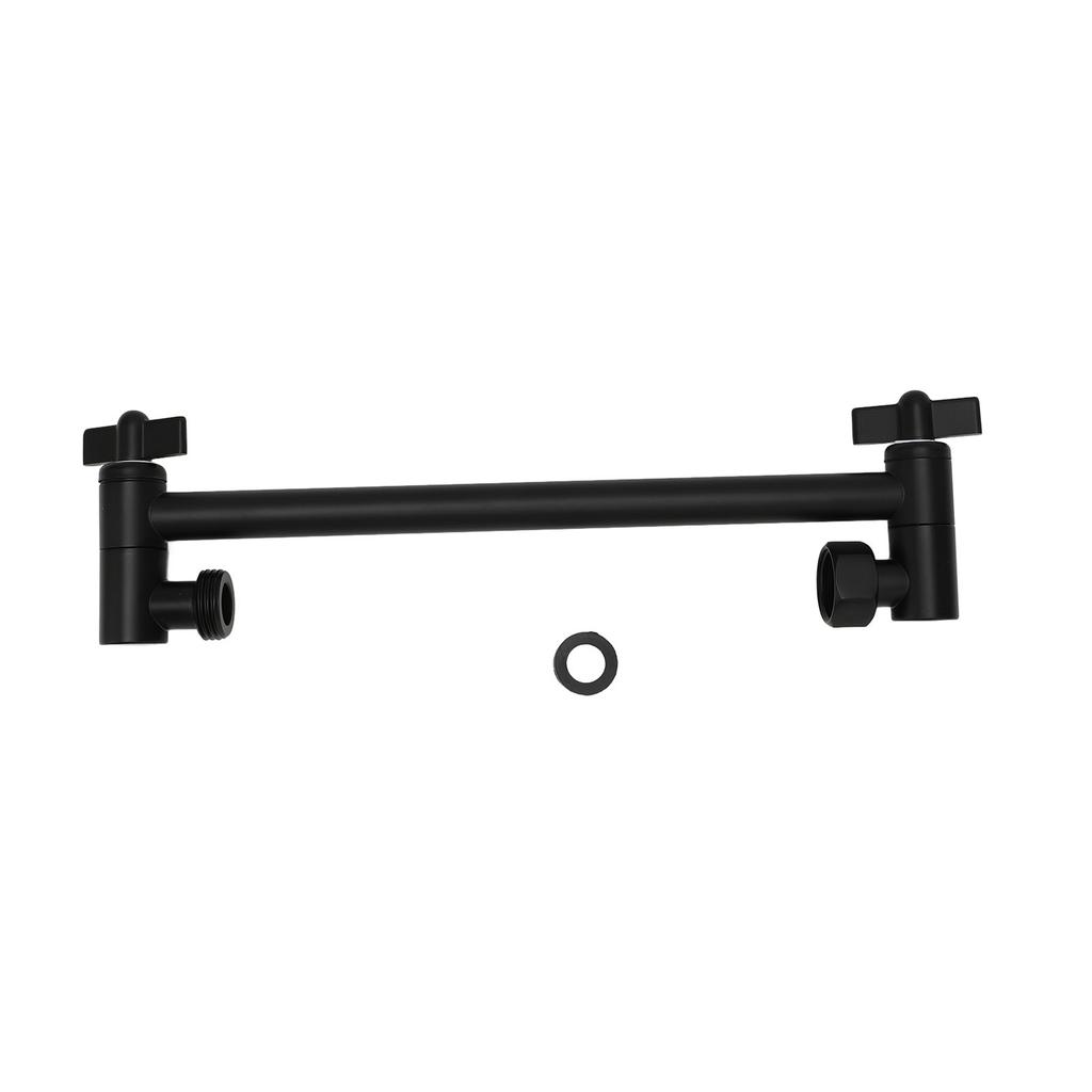 Prodlužovací rameno sprchové hlavice pro dešťovou ruční sprchovou hlavici, prodlužovač sprchového ramene, výškově a úhlově nastavitelný