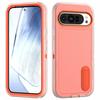 Coque robuste en silicone à armure lourde pour Google Pixel 9 /9 Pro / 9 Pro XL Robuste Protection Lourde avec Support Housse antichoc