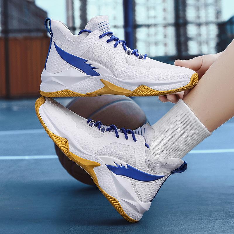 Large size 47 basketball shoes 46 fashion casual sports shoes men's shoes student shock-absorbing wear-resistant actual combat shoes