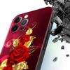Luxus Rosen Blumen Handyhülle für iPhone Samsung Galaxy Redmi Xiaomi Oppo OnePlus Note SA 7 8 9 10 11 12 13 14 20 21 22 23 53 54 Pro Max Plus Ultra