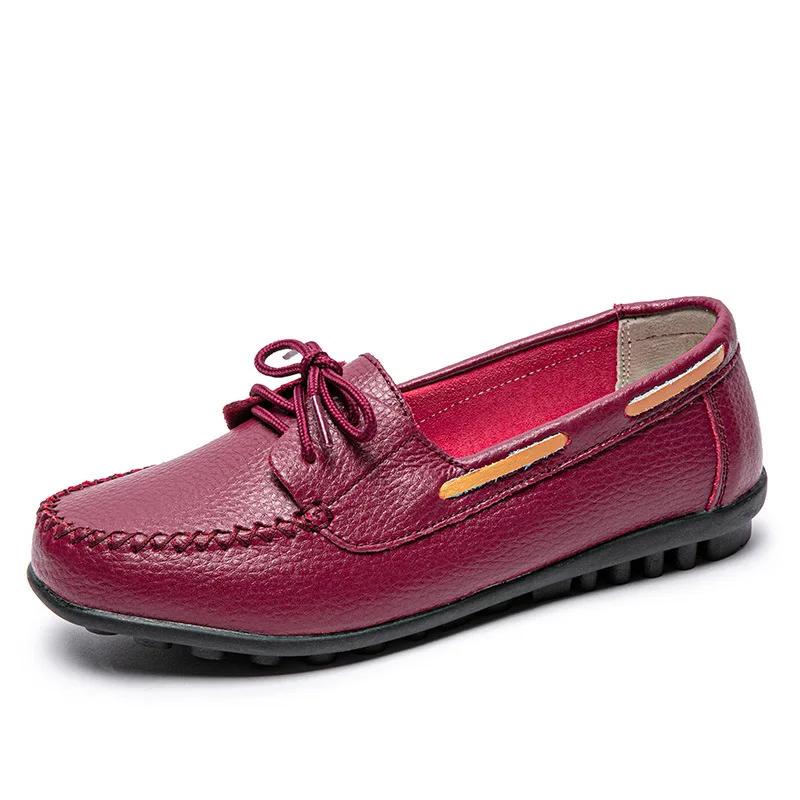 Woman Nurse Flat Shoes Women Lace Up 2025 Women's Moccasins Sneakers Shoes For Female Breathable Flats Walking Chaussure Femme