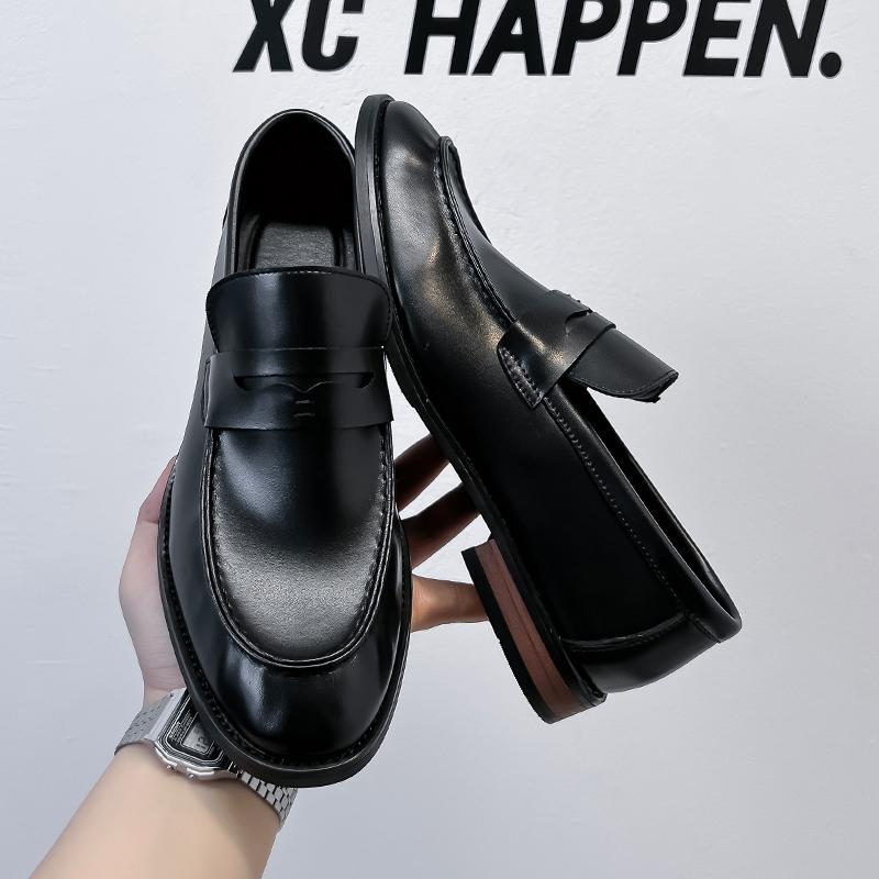 Comfortable Men's Loafers Soft-Soled Slip-On Shoes Versatile Casual Business Driving Shoes Male Formal Leather Shoes Moccasins