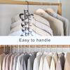 Clothing Hanger Multi-Layer 5-in-1 Anti-slip Design Space Saving Closet Organizer for Shirts Dresses Sweaters