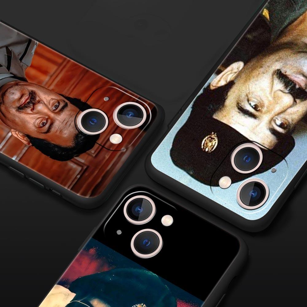 Arabic Iraq Saddam Hussein Phone Case For iPhone 17 16 15 Pro Max 11 12 13 14 7 8 Plus SE 2020 X XR XS Cover Soft Black