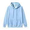 Unisex Solid Color Hooded Sweatshirt - Loose Fit Long-Sleeve Top