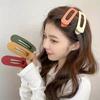 Large Frosted Hair Clip Women's Side Bangs Clip Headdress Back of Head Grab Clip