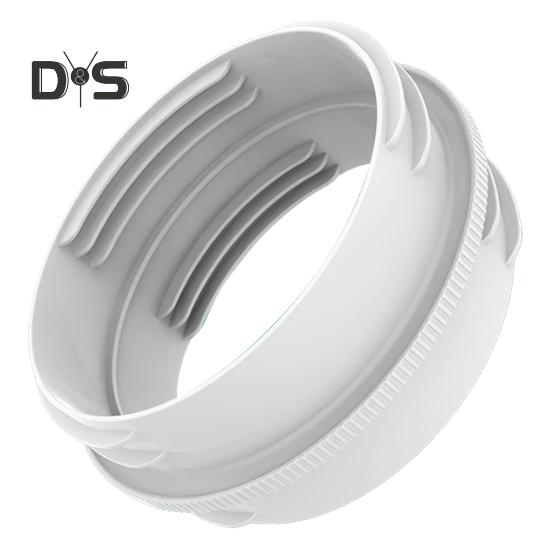 

Адаптер для шланга переменного тока Портативный соединитель выхлопного шланга кондиционера Простота установки Аксессуары для соединителей шланга переменного тока без инструментов белый